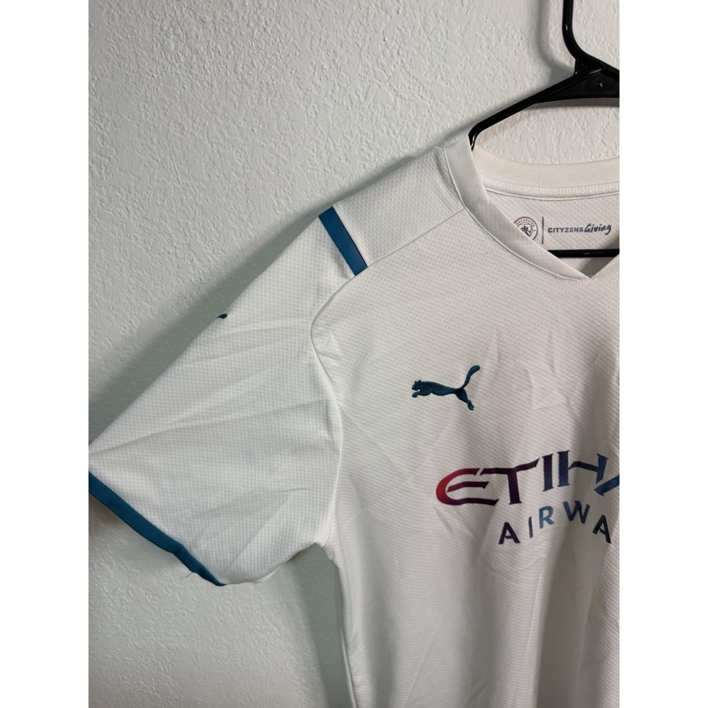 MANCHESTER CITY 2021 2022 #7 Sterling FOOTBALL SHIRT SOCCER JERSEY PUMA 2XL - Picture 2 of 13